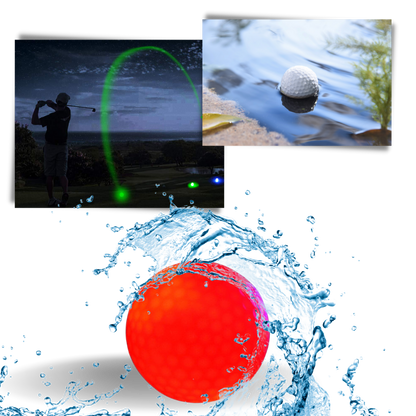 Pack of 6 LED Light Up Golf Balls