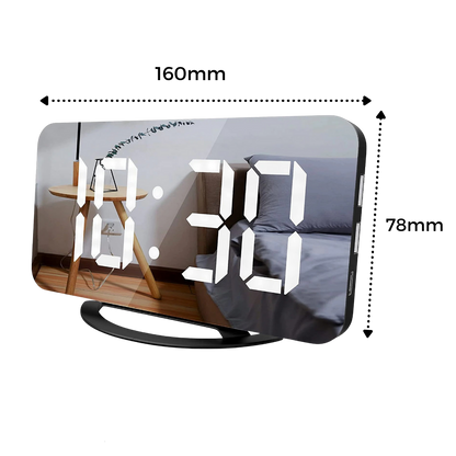 Multifunctional Digital Clock Mirror