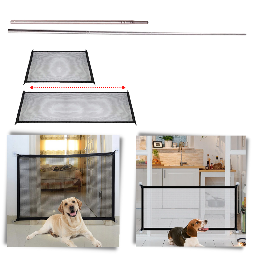 Netting Dog Gate