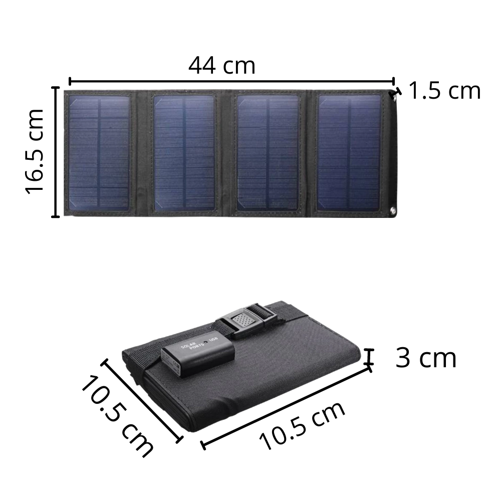 Portable Solar Charger with USB Port