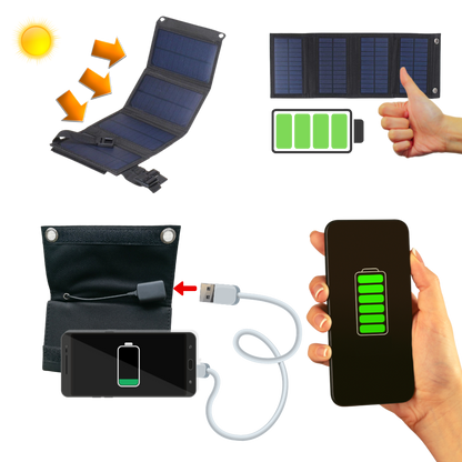 Portable Solar Charger with USB Port
