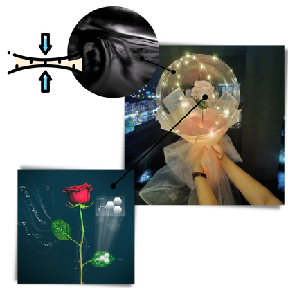 Beautiful Rose LED Balloon