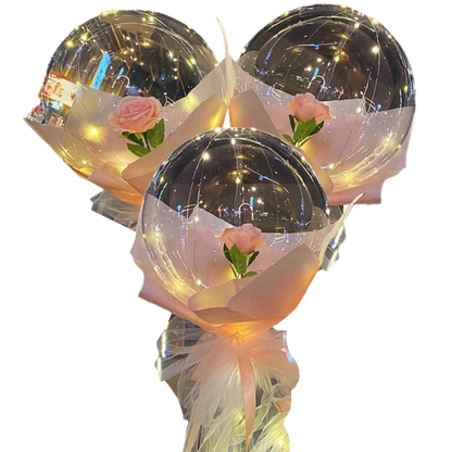 Beautiful Rose LED Balloon