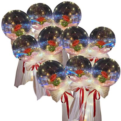 Beautiful Rose LED Balloon