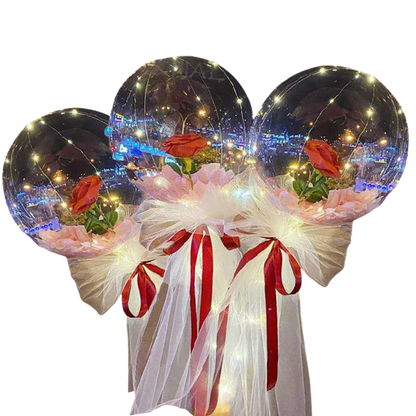 Beautiful Rose LED Balloon