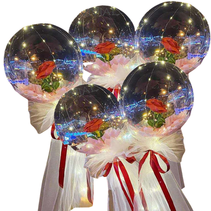 Beautiful Rose LED Balloon
