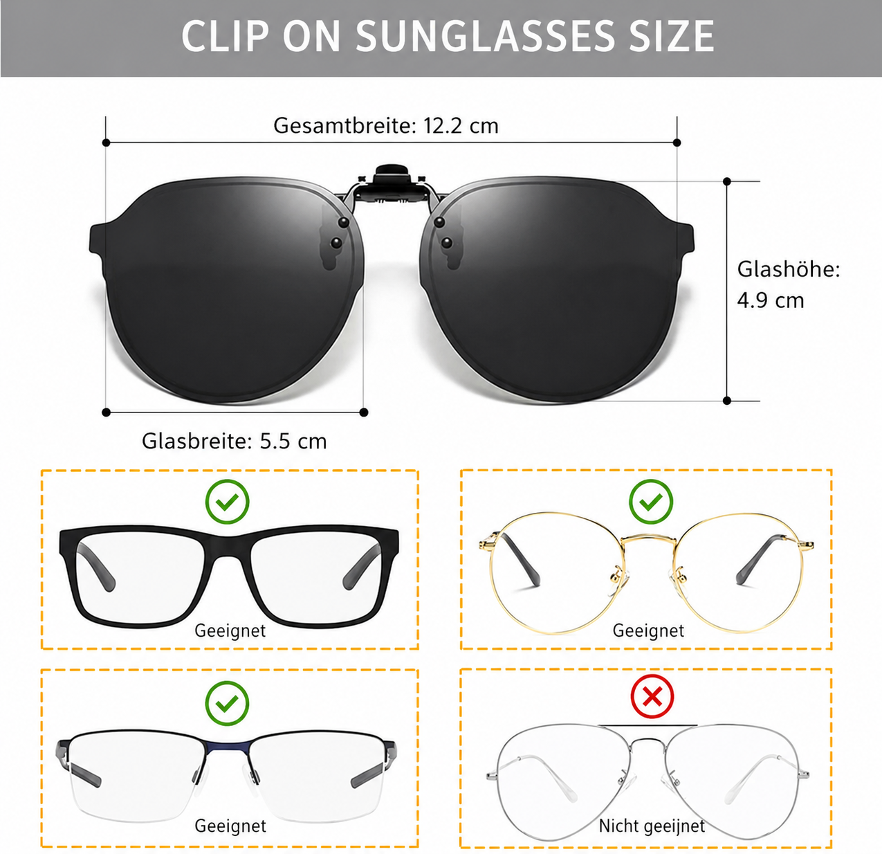 Polarized Clip-On Sunglasses | Karnz