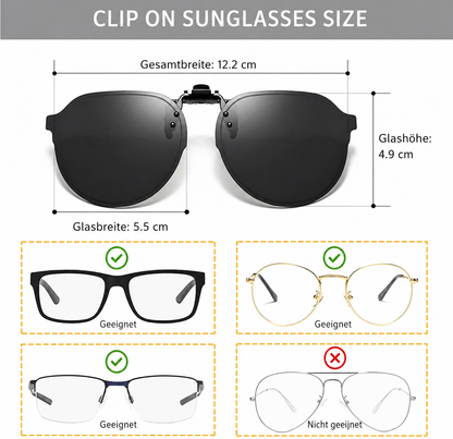 Polarized Clip-On Sunglasses | Karnz