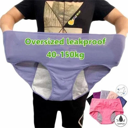 Karnz | Leak-proof high-cut underwear (Plus Sizes)