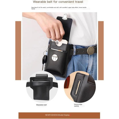 Brehn | PU Leather Belt Bag for Phone & Essentials