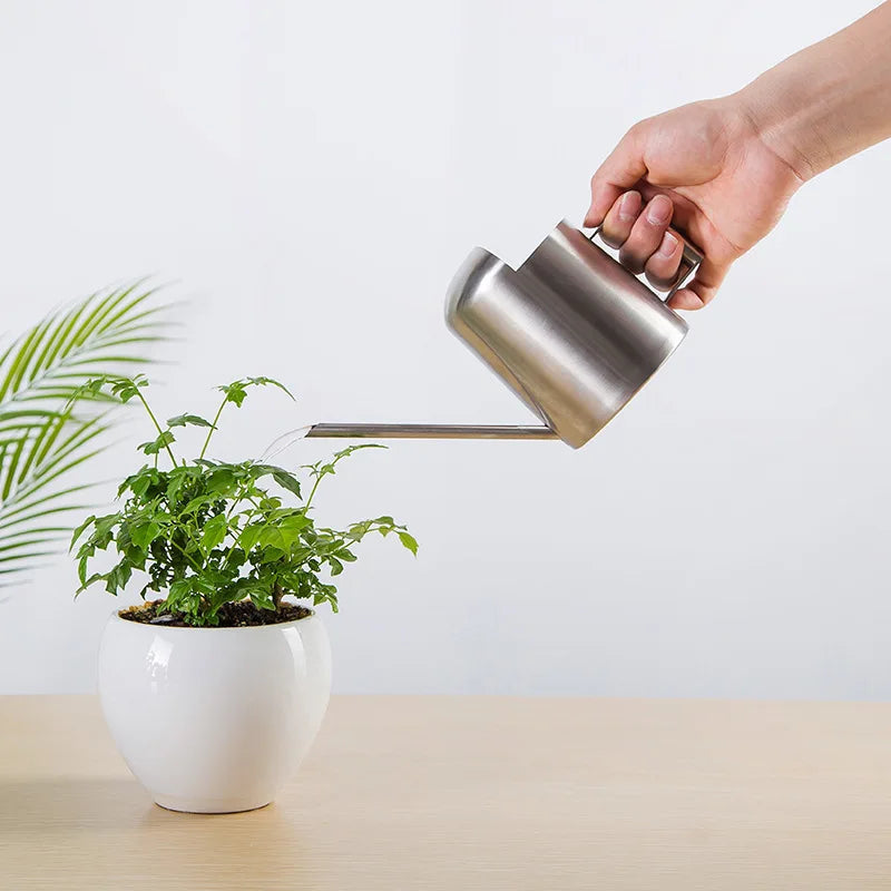 BowLift | Stainless Steel Watering Can for Indoor & Outdoor Plants – 300ML Long Spout