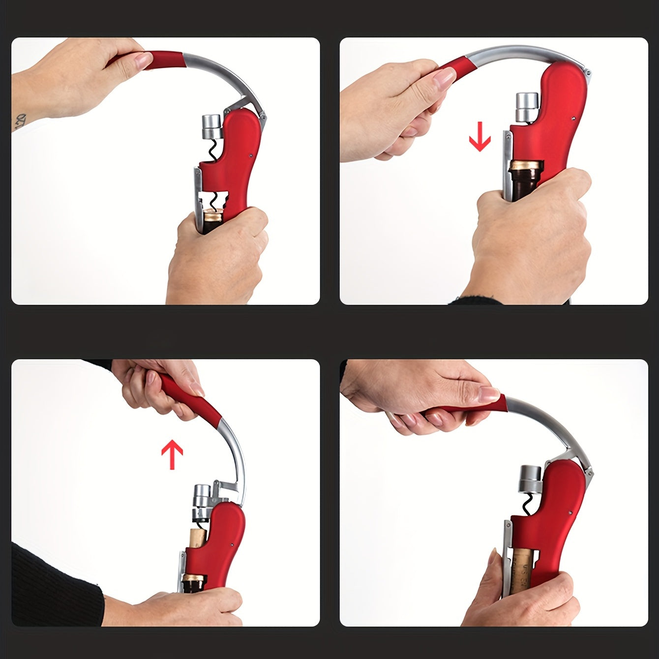 Lever corkscrew for wine bottles | Bowlift
