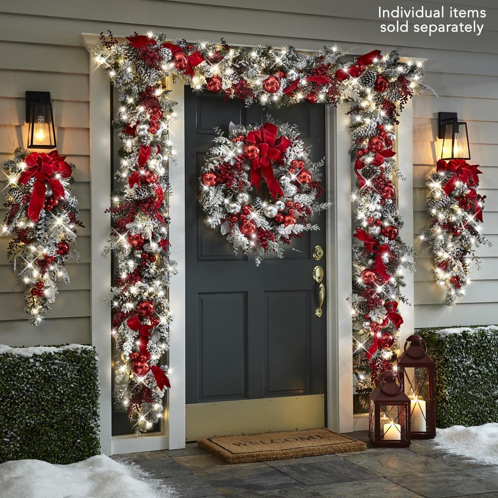 Skanto | The Cordless Prelit Red and White Christmas Decoration