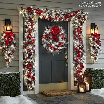 Skanto | The Cordless Prelit Red and White Christmas Decoration