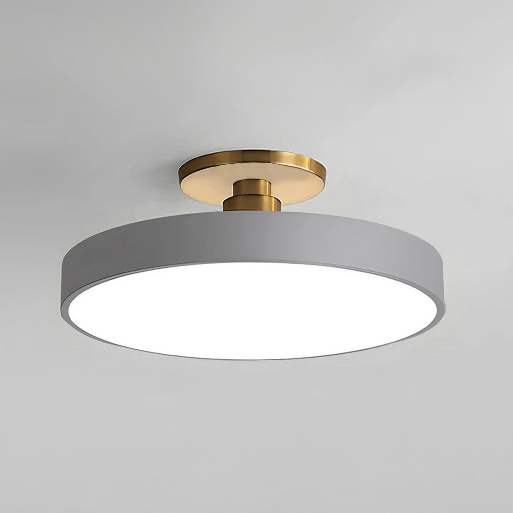BowLift | Modern LED Semi Flush Mount Ceiling Light | Energy-Saving. Durable Design for Hallway. Dining Room & Living Room