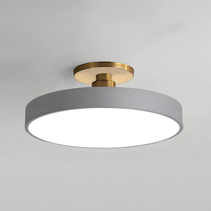 BowLift | Modern LED Semi Flush Mount Ceiling Light | Energy-Saving. Durable Design for Hallway. Dining Room & Living Room