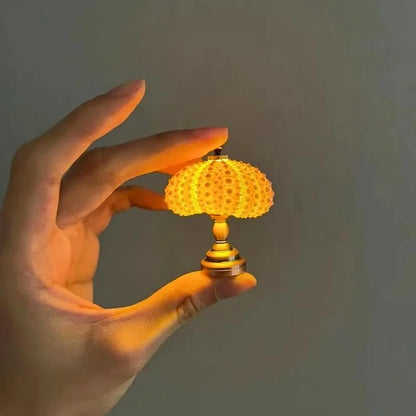 LumiCraft – Unique DIY table lamp with natural shell for a cozy ambiance