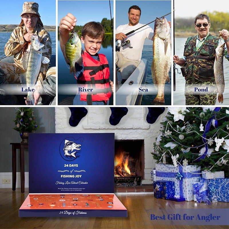 Skanto | 24-Day Christmas Countdown Fishing Tackle Set