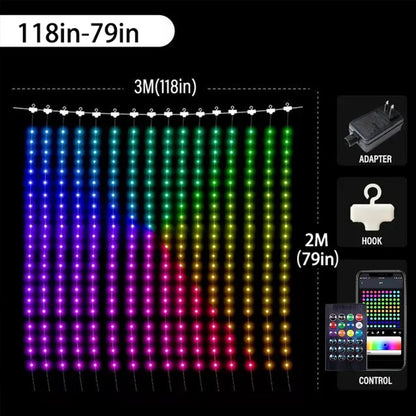 Skanto | ColorWave LED Curtain Sync Lights