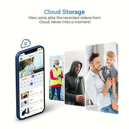 BowLift | 1080P HD Smart Doorbell Camera with AI Detection & Night Vision