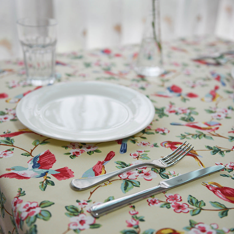 Floral Print Table Cover