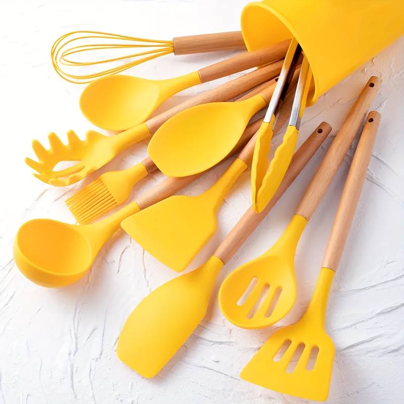 Canaya - Luxury Silicone Kitchen Utensil Set (12-Piece) Skanto
