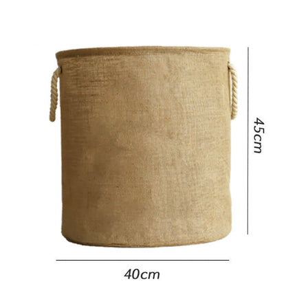 Sandsberg | Cotton Linen Waterproof Foldable Laundry basket