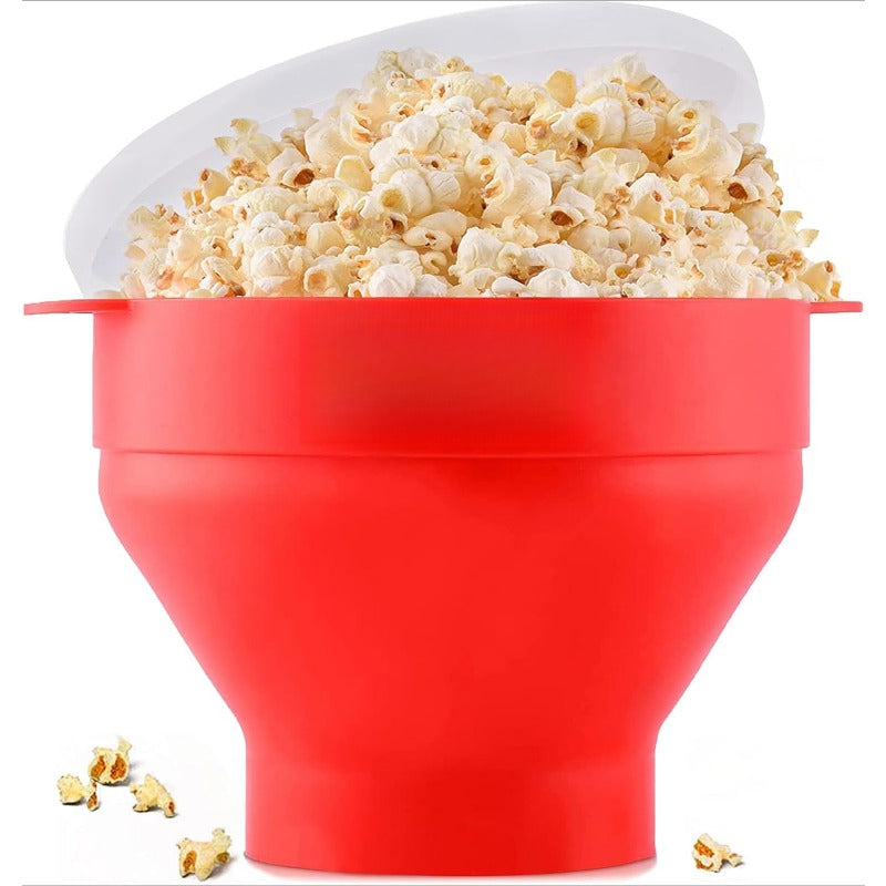 BowLift | Collapsible Silicone Microwave Popcorn Popper