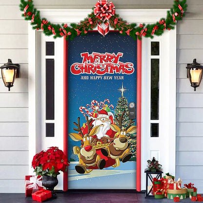 Skanto | The Nightmare Before Christmas | Outdoor Decorations | Jack Skellington Door Cover