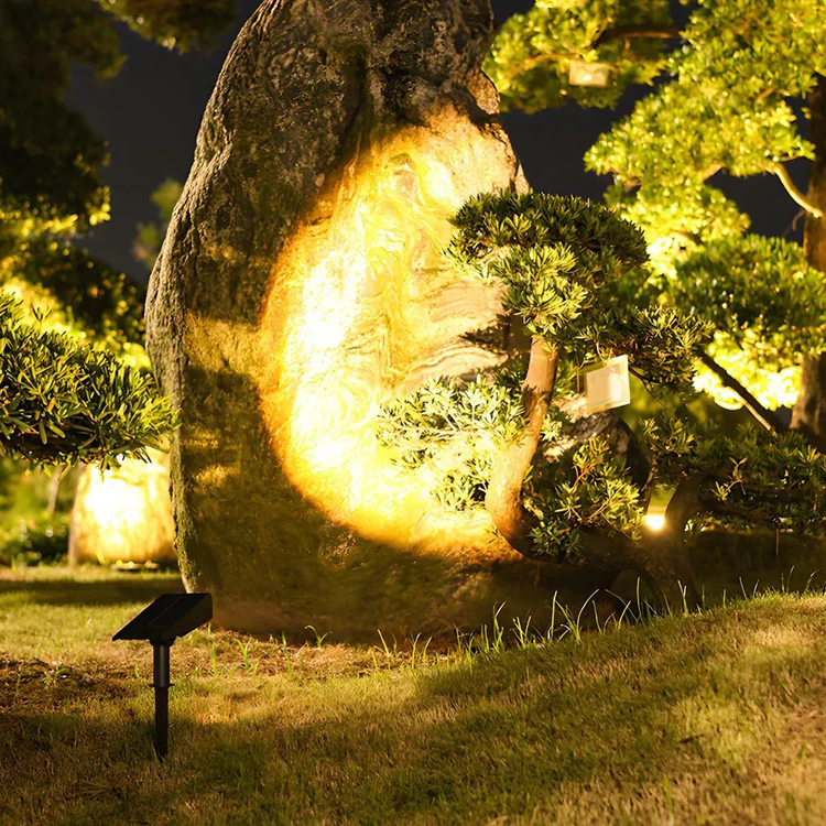BowLift | Waterproof LED Solar Multi-zoom Spot Light Landscape Lighting RGB