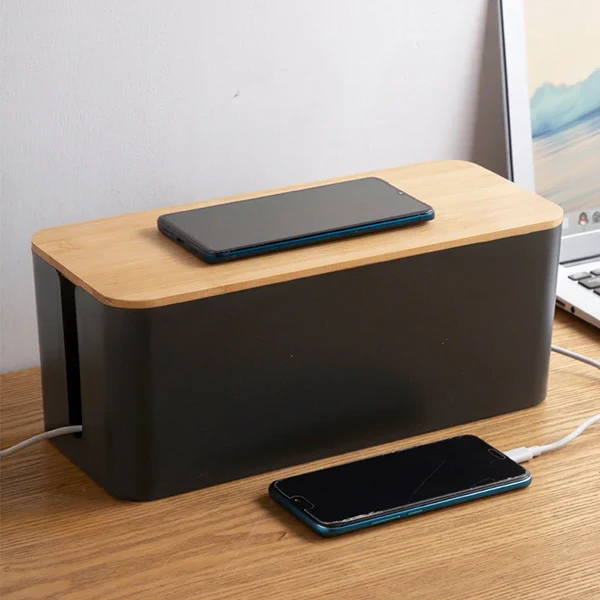 BowLift | Wire Organizer Box for Tidy Cable Management