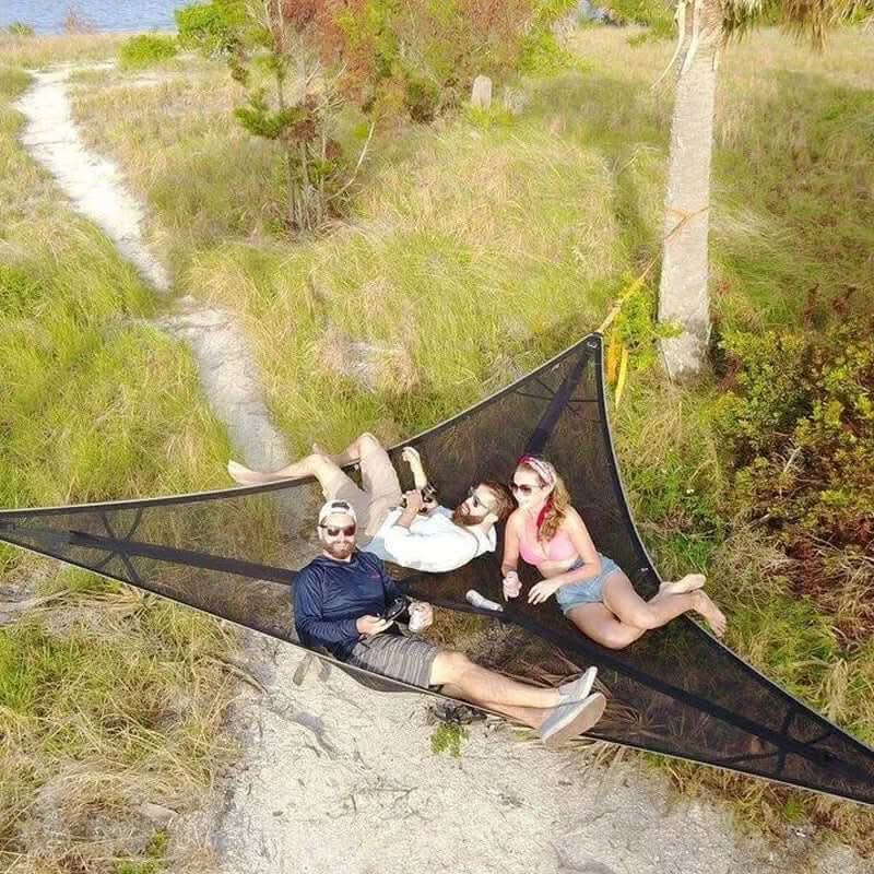 Skanto | Multi-Person Camping Hammock with 3-Point Anchor System