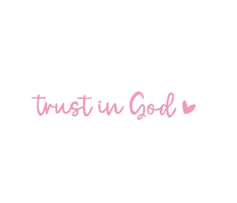 BowLift | “Trust in God” Rear-View Mirror Decal