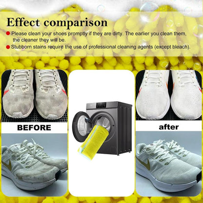 BowLift | Chenille Microfiber Shoe Washing Bag – Gentle & Effective Machine Wash Protection