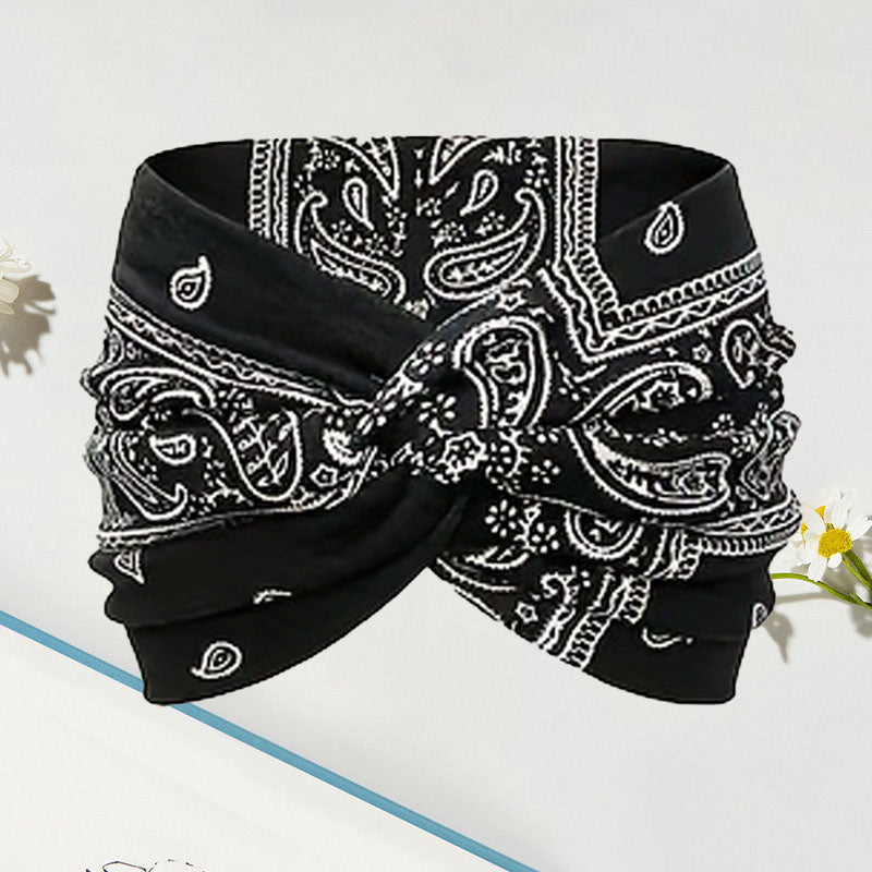 Brehn | Vintage-style Wide Batik Headband