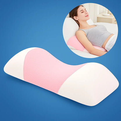 SpineEase | Memory Foam Lumbar Support Pillow – Back Pain Relief – Breathable Cover – Ergonomic Sleep Aid Karnz