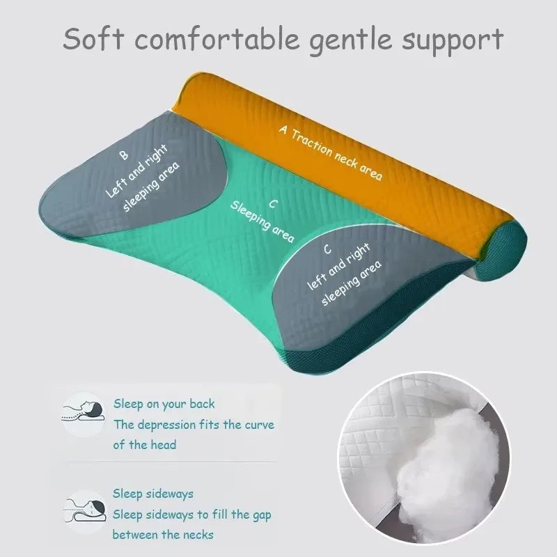 Skanto | Memory Cotton Sleep Pillow for Neck Support