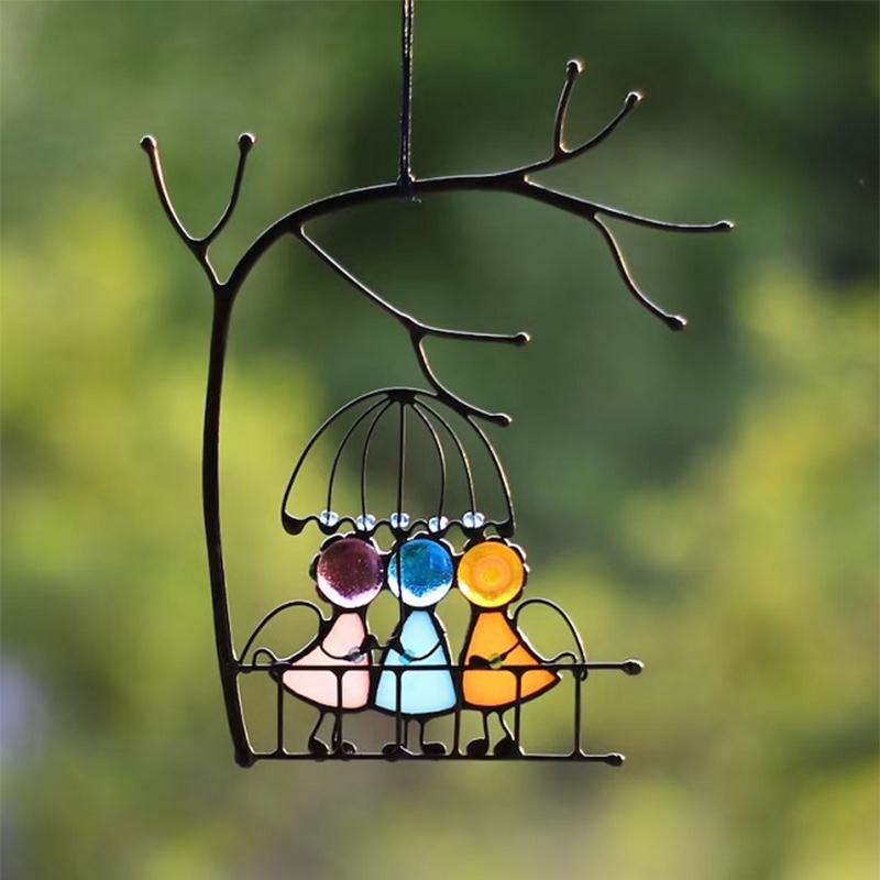Skanto | Suncatcher, Window Hanger, Stained Glass Art