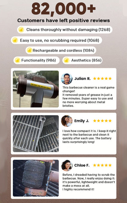 BowLift | Stainless Steel Grill Cleaning Brush