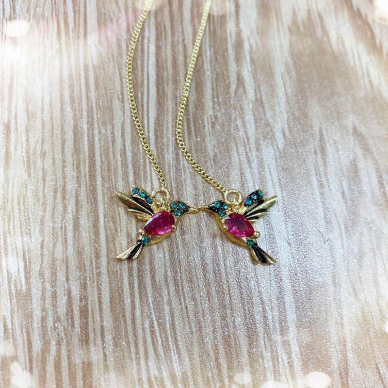 Sandsberg elegant Hummingbird Rhinestone Stud Earrings