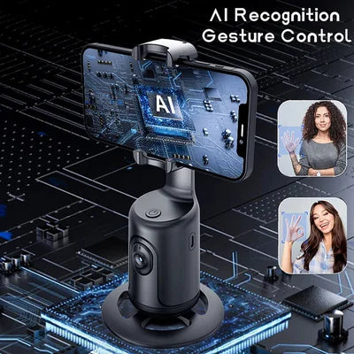 📸360° Rotation Smart Auto Face Object Tracking Holder