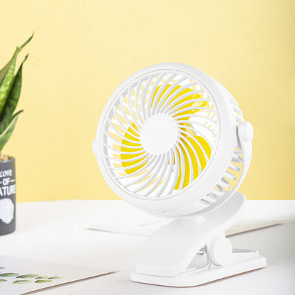 BowLift | Portable Clamp Fan with 360° Rotation – USB & Rechargeable Battery