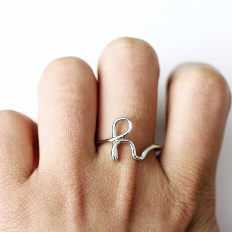 Skanto | Simple A-Z Letter Ring