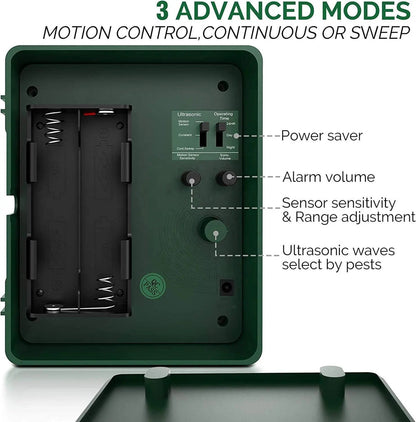 BowLift | Ultrasonic Woodpecker Repeller – Effective & Humane Bird Deterrent for Gardens & Homes