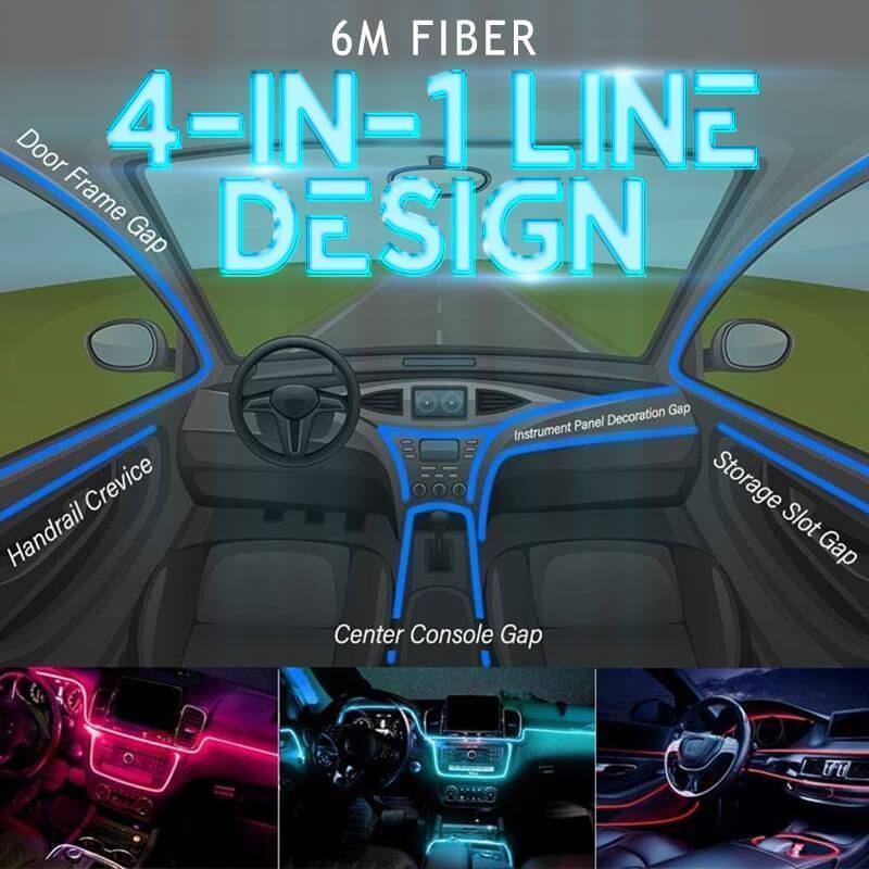 Skanto | 4-in-1 Line Car LED Ambient Light