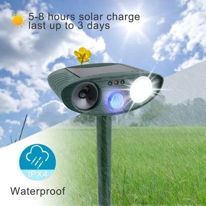 Sandsberg Deer Repellent - Solar-powered - Get rid of deer within 48 hours.