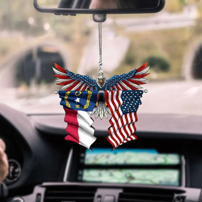 Skanto | Eagle Flag Hanging Ornament for Car