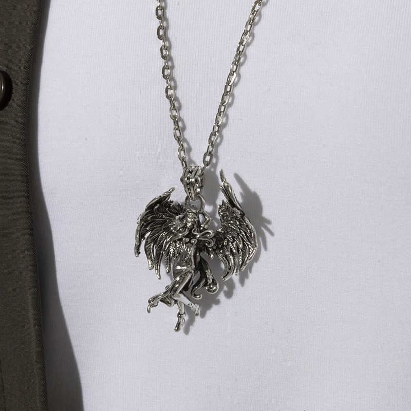 BowLift | Sterling Silver Guardian Angel Pendant Necklace