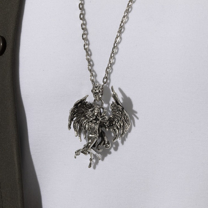 BowLift | Sterling Silver Guardian Angel Pendant Necklace
