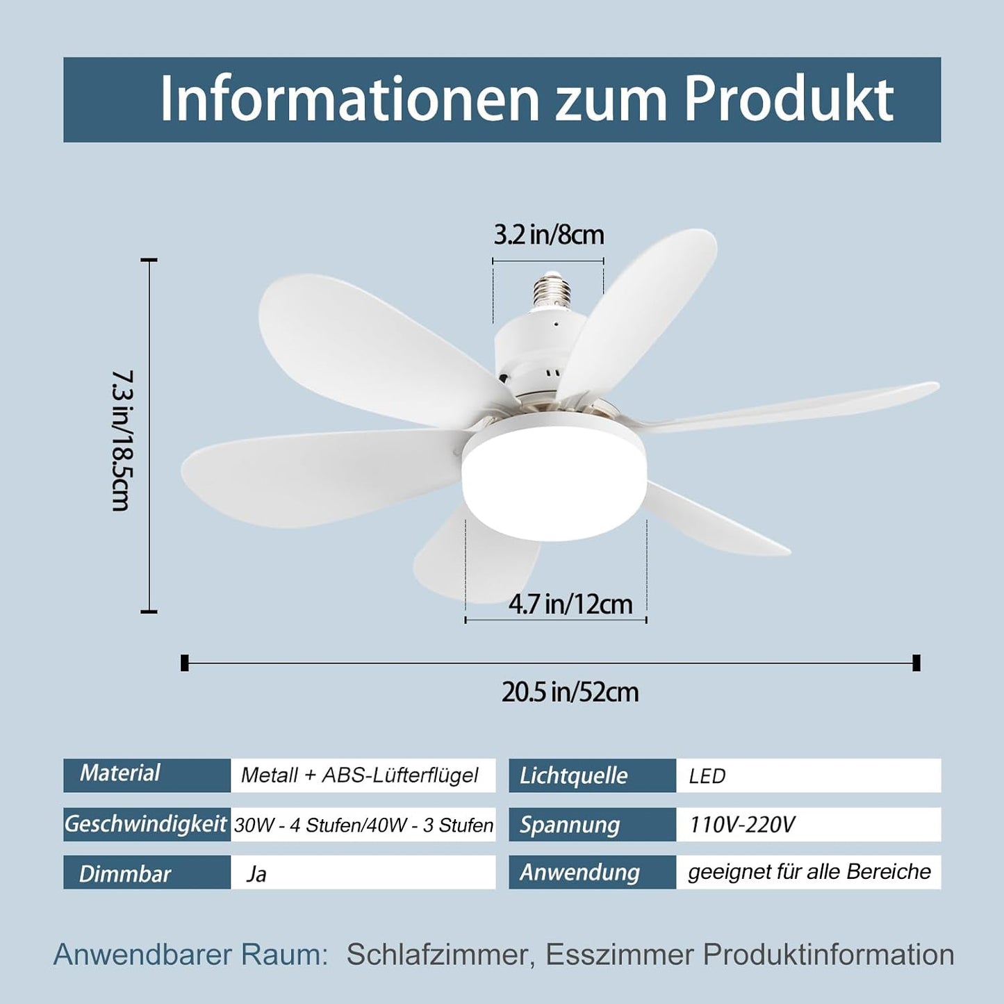 Skanto | Skanto Ceiling Fan with Light